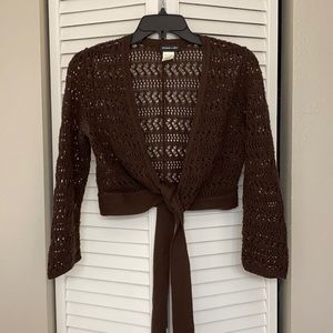 3/20 Crochet cropped cardigan. Size M